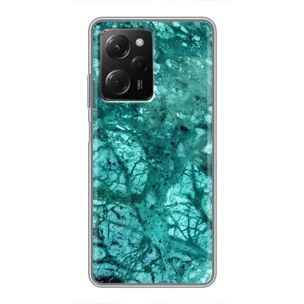 Чехол с принтом «Зеленый мрамор» для Xiaomi POCO X5 Pro (5G)
