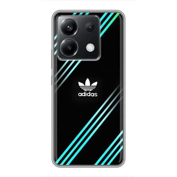 Чехол с принтом «Адидас с полосами» для Xiaomi POCO X6 5G Чехол с принтом «Адидас с полосами» для Xiaomi POCO X6 5G