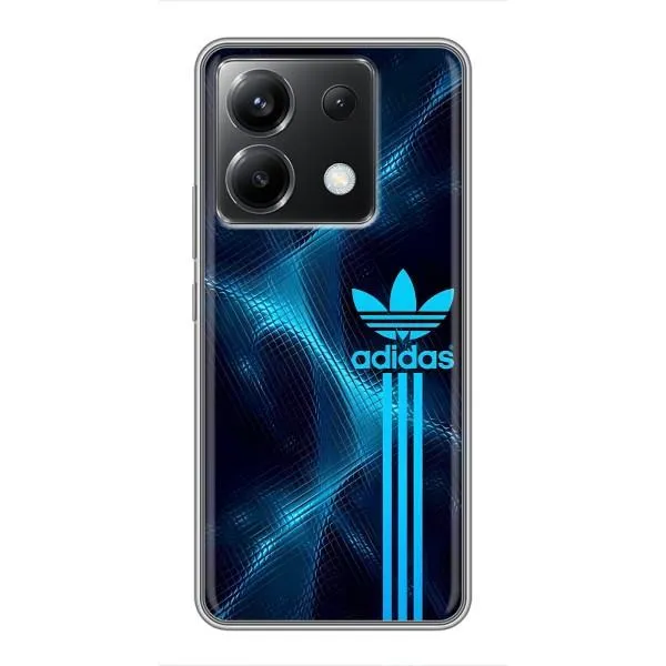 Чехол с принтом «Синий Адидас» для Xiaomi POCO X6 5G Чехол с принтом «Синий Адидас» для Xiaomi POCO X6 5G