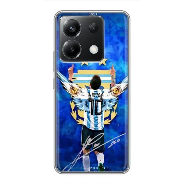 Чехол с принтом «Месси сборная» для Xiaomi POCO X6 5G Чехол с принтом «Месси сборная» для Xiaomi POCO X6 5G