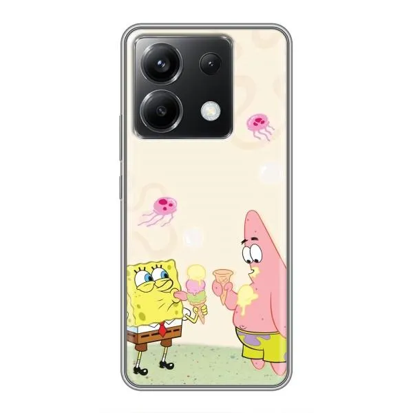 Чехол с принтом «Патрик и Боб» для Xiaomi POCO X6 5G Чехол с принтом «Патрик и Боб» для Xiaomi POCO X6 5G