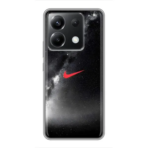 Чехол с принтом «Найк красный» для Xiaomi POCO X6 5G Чехол с принтом «Найк красный» для Xiaomi POCO X6 5G
