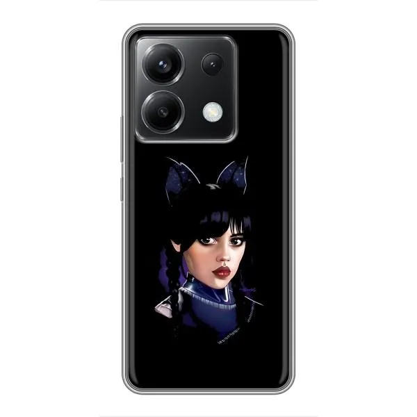 Чехол с принтом «серьезная Уэнздей» для Xiaomi POCO X6 5G Чехол с принтом «серьезная Уэнздей» для Xiaomi POCO X6 5G