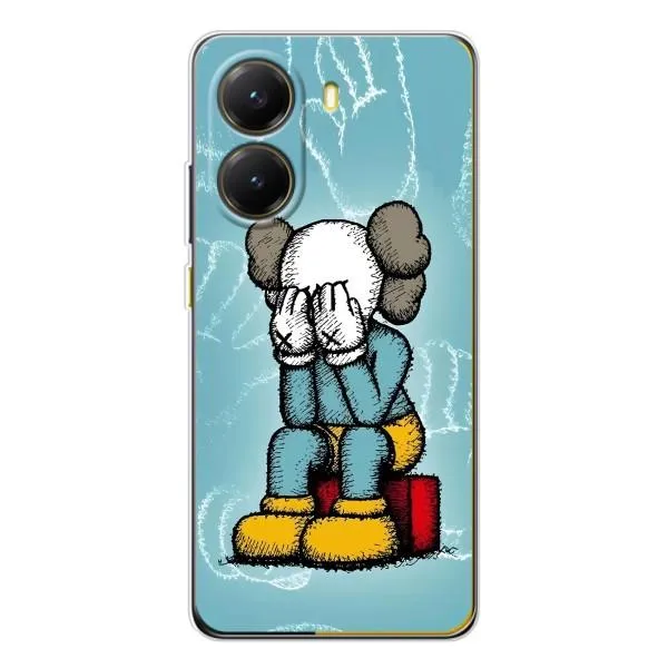 Чохол з принтом «Плач Bearbrick» для Xiaomi POCO X7 Pro