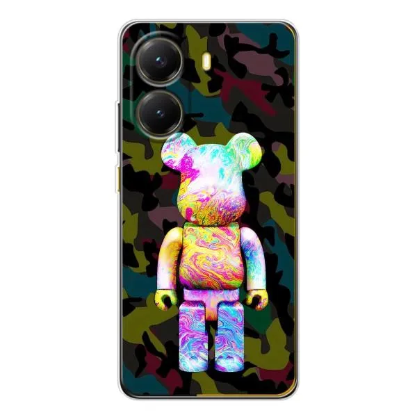 Чохол з принтом «Яскравий Bearbrick» для Xiaomi POCO X7 Pro