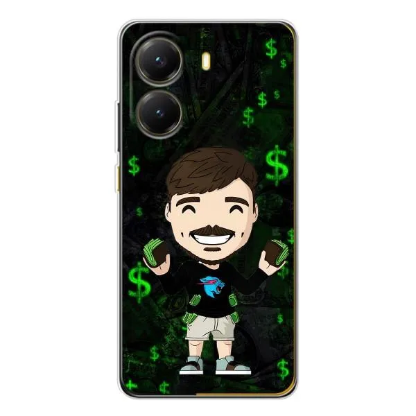 Чохол з принтом «Блогер Beast» для Xiaomi POCO X7 Pro