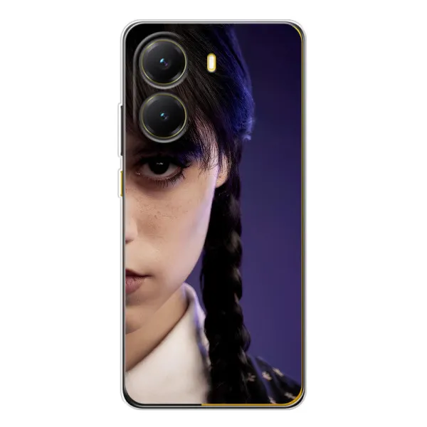 Чехол с принтом «Загадочный взгляд Уэнздей» для Xiaomi POCO X7 Pro Чехол с принтом «Загадочный взгляд Уэнздей» для Xiaomi POCO X7 Pro
