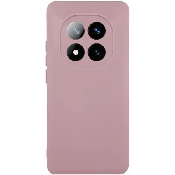 Чехол Silicone Cover Lakshmi Full Camera (AAA) для Xiaomi Poco X7 — Розовый — фото 1
