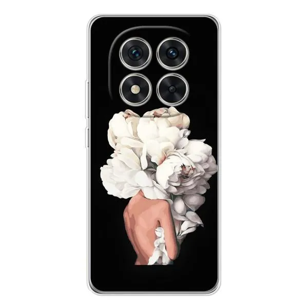 Чехол с принтом «Белые цветы» для Xiaomi POCO X7