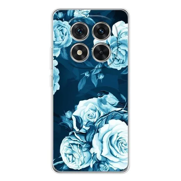 Чехол с принтом «Голубые Бутоны» для Xiaomi POCO X7