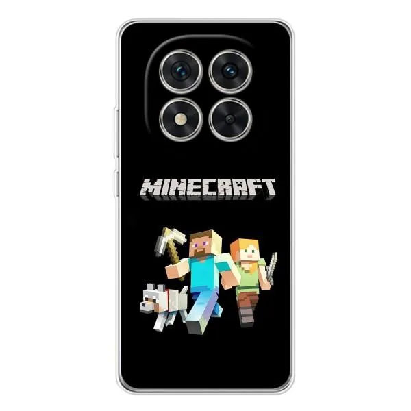 Чехол с принтом «герои Minecraft» для Xiaomi POCO X7