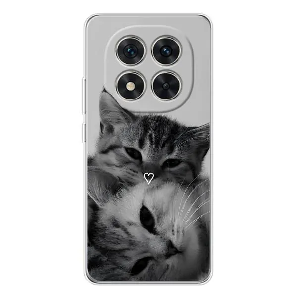 Чехол с принтом «Пара котов» для Xiaomi POCO X7 Чехол с принтом «Пара котов» для Xiaomi POCO X7