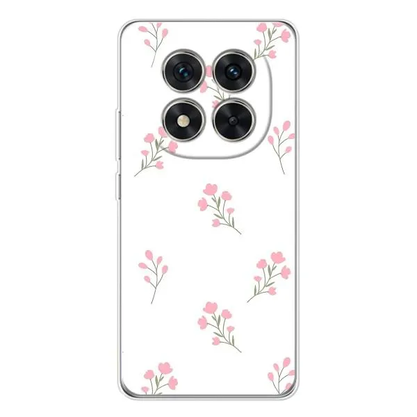 Чехол с принтом «Розовые цветы» для Xiaomi POCO X7