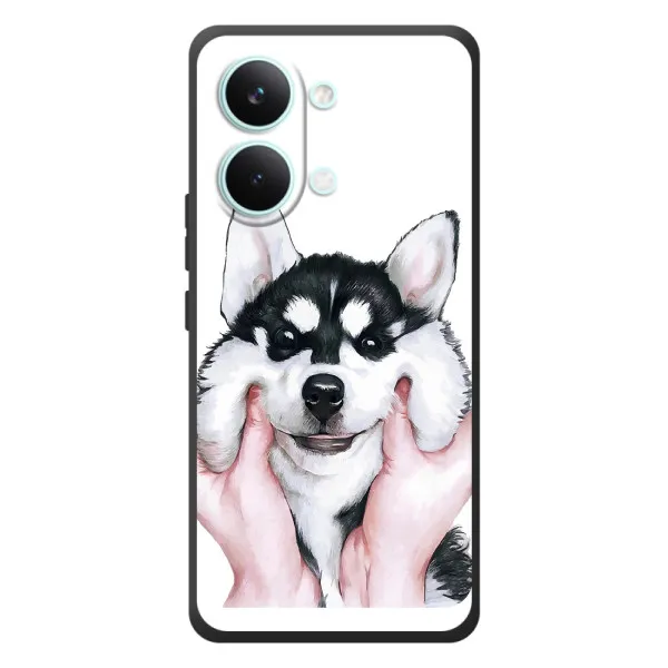 Чехол с принтом «Довольный Хаски» для Xiaomi Poco X8 Pro Max Чехол с принтом «Довольный Хаски» для Xiaomi Poco X8 Pro Max