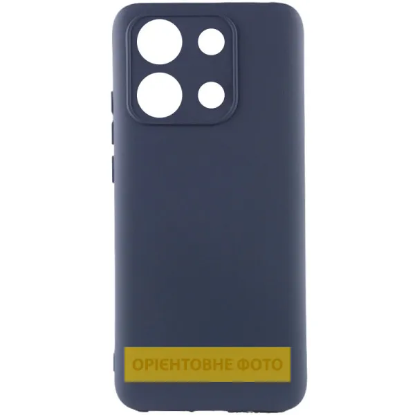 Чехол TPU GETMAN Liquid Silk Full Camera для Xiaomi Poco X8 Pro — Синий Чехол TPU GETMAN Liquid Silk Full Camera для Xiaomi Poco X8 Pro — Синий