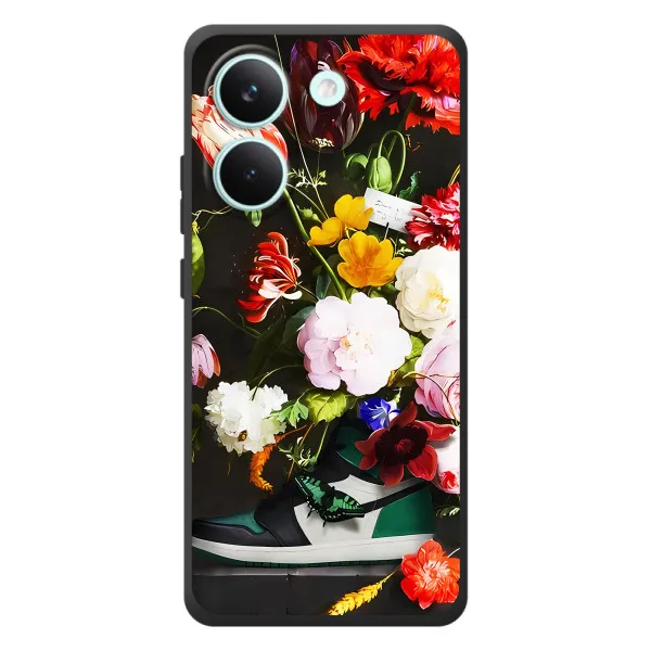Чехол с принтом «Nike цветы» для Xiaomi Poco X8 Pro