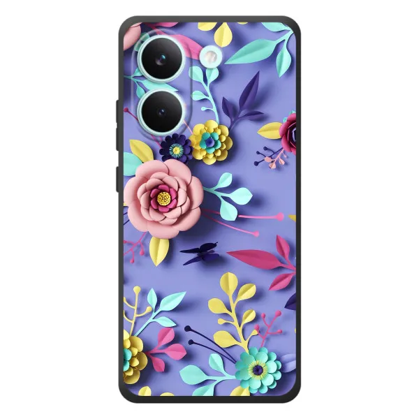 Чехол с принтом «Цветочный дизайн» для Xiaomi Poco X8 Pro