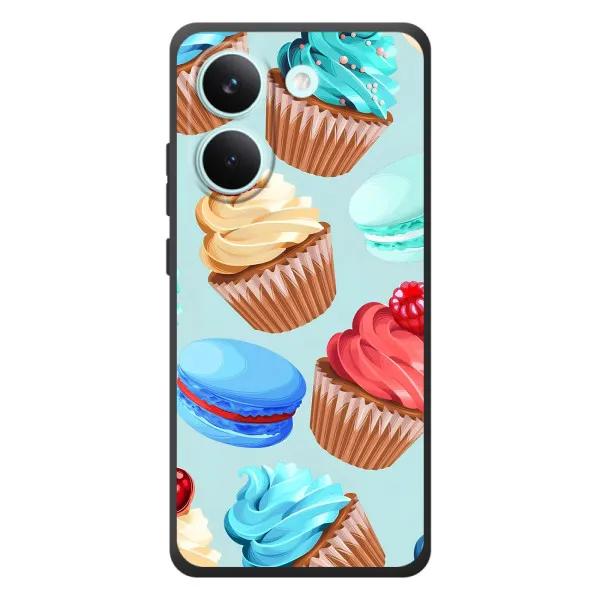 Чехол с принтом «Кексики» для Xiaomi Poco X8 Pro Чехол с принтом «Кексики» для Xiaomi Poco X8 Pro