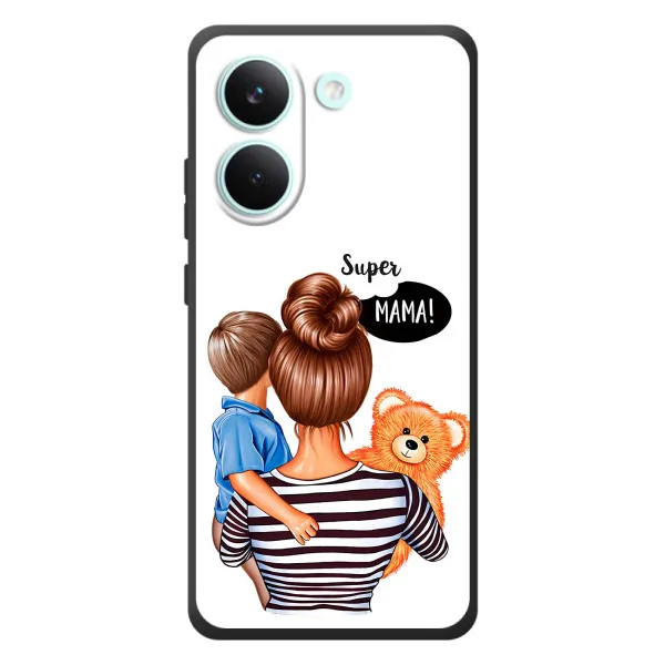 Чехол с принтом «Мама с сыном» для Xiaomi Poco X8 Pro