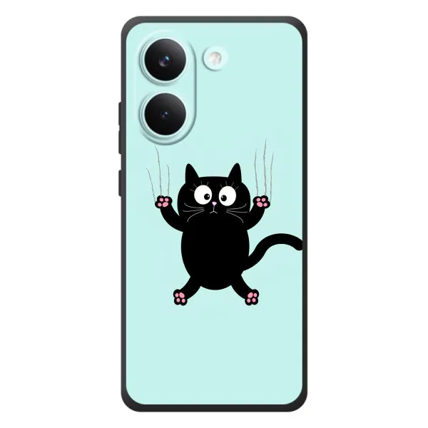 Чехол с принтом «Падающий кот» для Xiaomi Poco X8 Pro Чехол с принтом «Падающий кот» для Xiaomi Poco X8 Pro