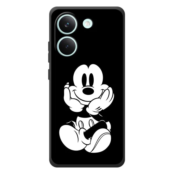 Чехол с принтом «Микки на черном» для Xiaomi Poco X8 Pro