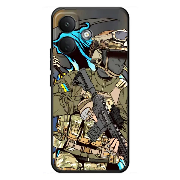 Чехол с принтом «Воин ВСУ» для Xiaomi Poco X8