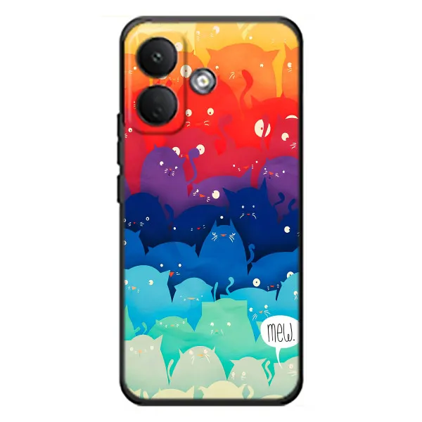 Чохол з принтом «Mew» для Xiaomi Poco X8