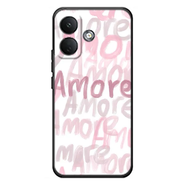 Чохол з принтом «Аморе любов» для Xiaomi Poco X8 Чохол з принтом «Аморе любов» для Xiaomi Poco X8