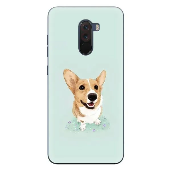 Чехол с принтом «Корги» для Xiaomi POCO F1 Чехол с принтом «Корги» для Xiaomi POCO F1