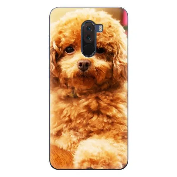 Чехол с принтом «Щенок Бишон» для Xiaomi POCO F1 Чехол с принтом «Щенок Бишон» для Xiaomi POCO F1