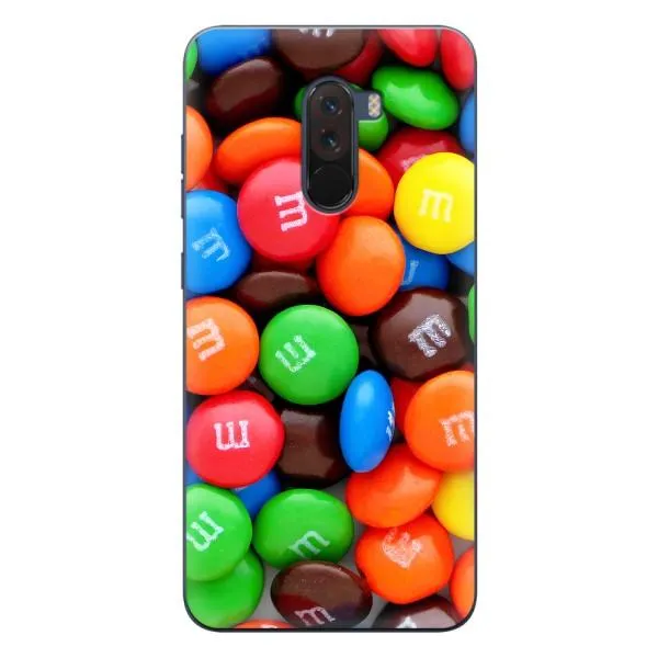 Чехол с принтом «MM's» для Xiaomi POCO F1 Чехол с принтом «MM's» для Xiaomi POCO F1