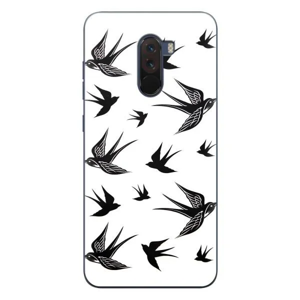 Чехол с принтом «Ласточки» для Xiaomi POCO F1 Чехол с принтом «Ласточки» для Xiaomi POCO F1