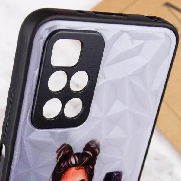 TPU+PC чехол Prisma Ladies для Xiaomi Redmi 10 — Black in White — фото 5