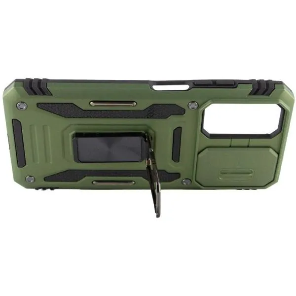 Ударопрочный чехол Camshield Army Ring для Xiaomi Redmi 10 — Оливковый — фото 5