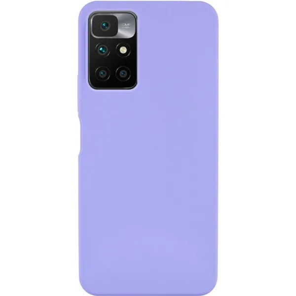 Чехол Silicone Cover Ummi Lakshmi (AA) для Xiaomi Redmi 10 — Сиреневый