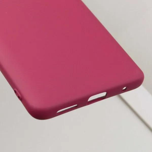 Чохол TPU GETMAN Liquid Silk Full Camera для Xiaomi Redmi 10 — Бордовий — фото 5
