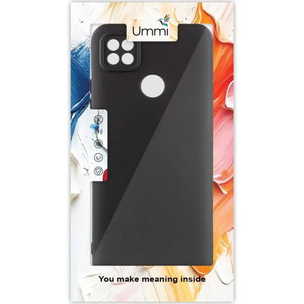 Чехол Silicone Cover Ummi Lakshmi Full Camera (AA) для Xiaomi Redmi 10A / 9C — Черный — фото 3