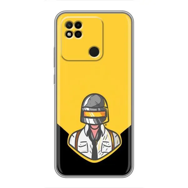 Чохол з принтом «Пабг в шоломі» для Xiaomi Redmi 10A