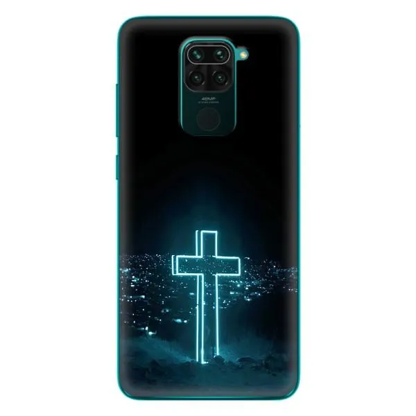 Чехол с принтом «Крест и город» для Xiaomi Redmi 10X Чехол с принтом «Крест и город» для Xiaomi Redmi 10X