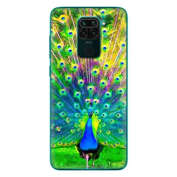 Чехол с принтом «Яркий Павлин» для Xiaomi Redmi 10X Чехол с принтом «Яркий Павлин» для Xiaomi Redmi 10X