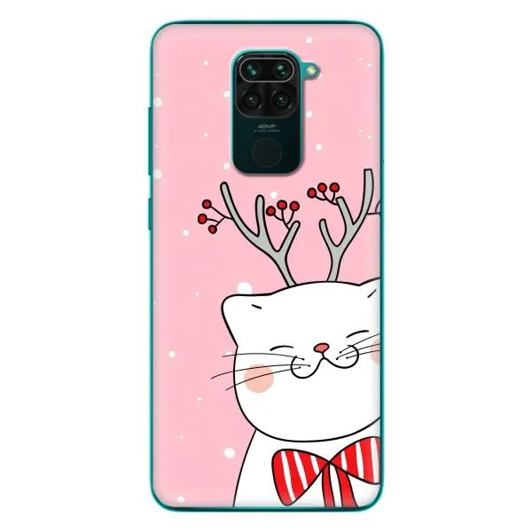 Чехол с принтом «Зимний кот» для Xiaomi Redmi 10X Чехол с принтом «Зимний кот» для Xiaomi Redmi 10X