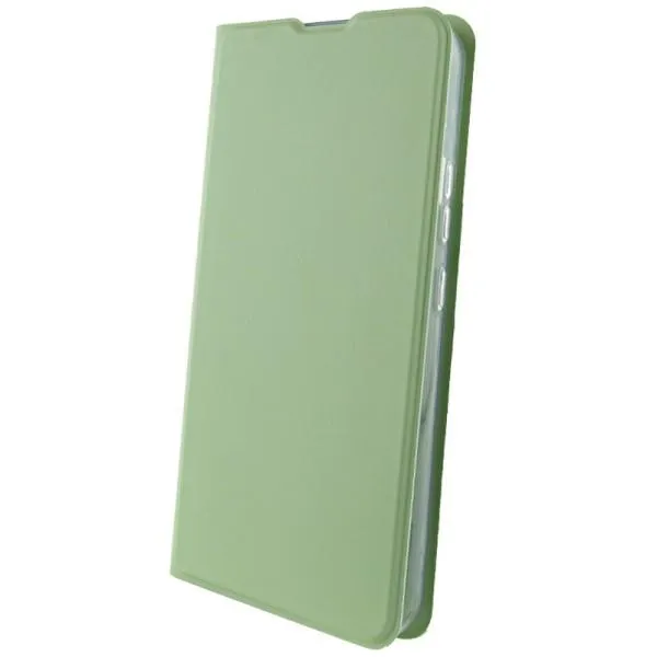 Кожаный чехол-книжка GETMAN Elegant (PU) для Xiaomi Redmi 12 — Мятный — фото 2 Кожаный чехол-книжка GETMAN Elegant (PU) для Xiaomi Redmi 12 — Мятный — фото 2