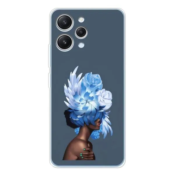 Чехол с принтом «Цветы на голове» для Xiaomi Redmi 12 Чехол с принтом «Цветы на голове» для Xiaomi Redmi 12
