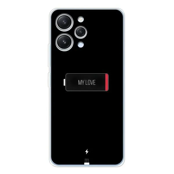 Чехол с принтом «Love battery» для Xiaomi Redmi 12 Чехол с принтом «Love battery» для Xiaomi Redmi 12