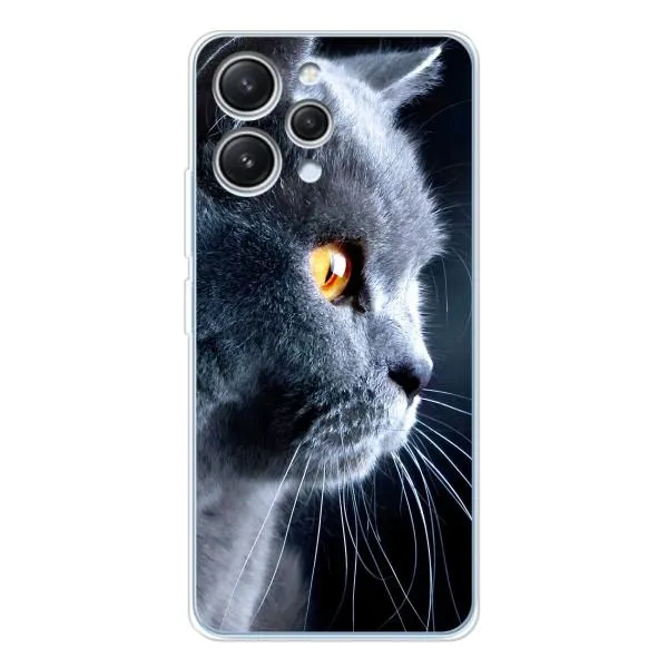 Чехол с принтом «Серый Кот» для Xiaomi Redmi 12 Чехол с принтом «Серый Кот» для Xiaomi Redmi 12