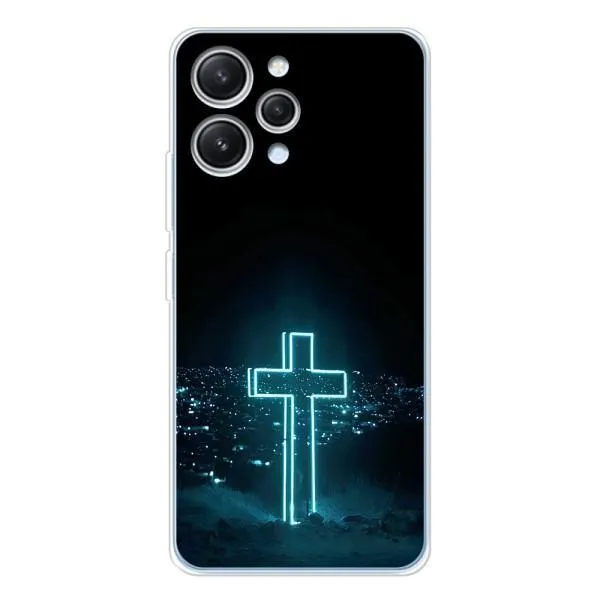 Чехол с принтом «Крест и город» для Xiaomi Redmi 12 Чехол с принтом «Крест и город» для Xiaomi Redmi 12