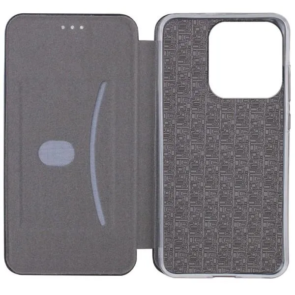 Шкіряний чохол-книжка Classy для Xiaomi Redmi 12C — Чорний — фото 3