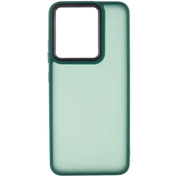 Чехол TPU+PC Lyon Frosted для Xiaomi Redmi 12C — Зеленый — фото 2