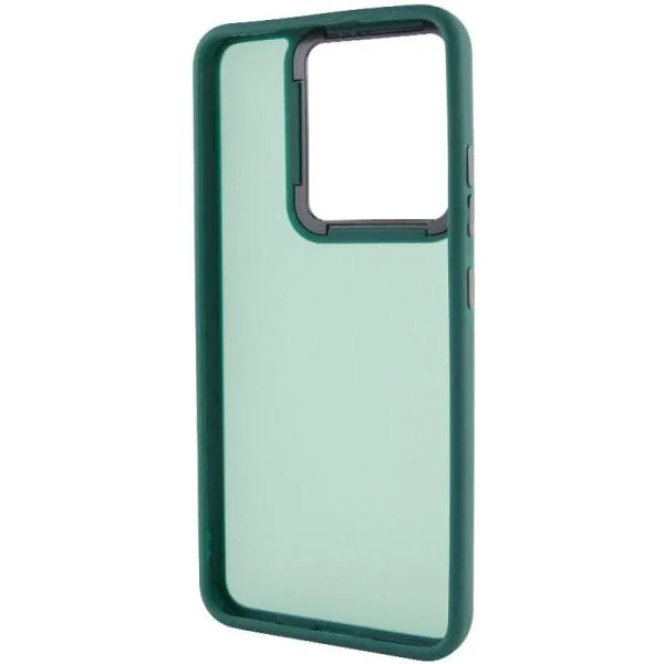 Чехол TPU+PC Lyon Frosted для Xiaomi Redmi 12C — Зеленый — фото 3
