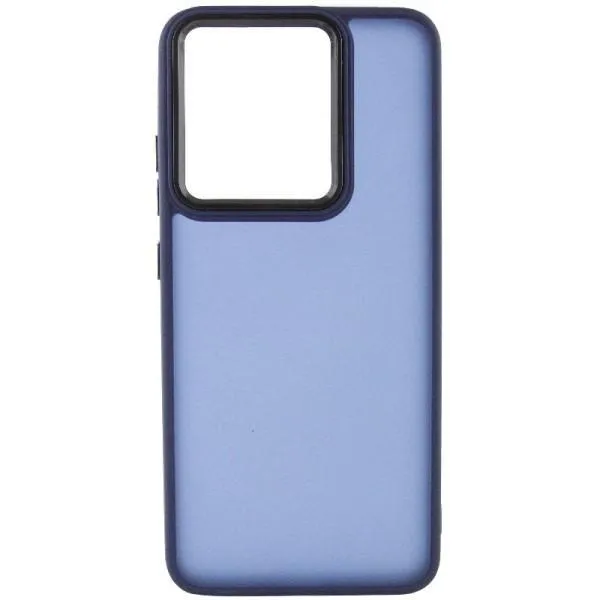 Чехол TPU+PC Lyon Frosted для Xiaomi Redmi 12C — Темно-синий — фото 2 Чехол TPU+PC Lyon Frosted для Xiaomi Redmi 12C — Темно-синий — фото 2